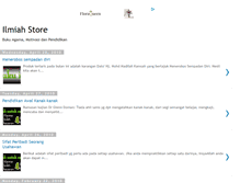 Tablet Screenshot of ilmiahstore.blogspot.com