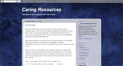 Desktop Screenshot of caringresources.blogspot.com