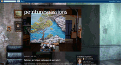 Desktop Screenshot of peinturespassions.blogspot.com