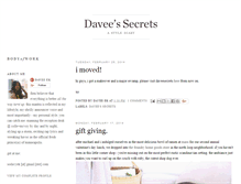 Tablet Screenshot of daveesecrets.blogspot.com