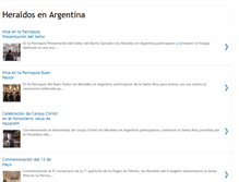 Tablet Screenshot of heraldosenargentina.blogspot.com