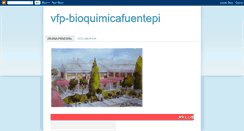 Desktop Screenshot of bioquimicavfp.blogspot.com