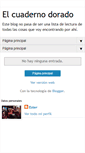 Mobile Screenshot of ester-elcuadernodorado.blogspot.com