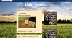 Desktop Screenshot of lori-lifeslittlepleasures.blogspot.com