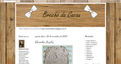 Desktop Screenshot of brechocacau.blogspot.com