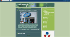 Desktop Screenshot of fatoreducacao.blogspot.com
