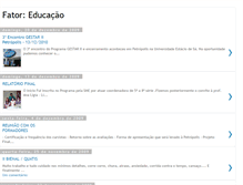 Tablet Screenshot of fatoreducacao.blogspot.com
