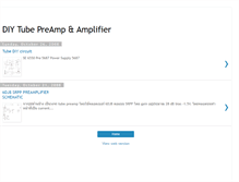 Tablet Screenshot of diy-tube-amp.blogspot.com