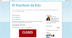 Desktop Screenshot of elescritoriodeedu.blogspot.com