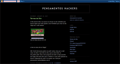 Desktop Screenshot of pensamentoshackers.blogspot.com