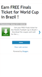 Mobile Screenshot of footballworldcupbrasil.blogspot.com