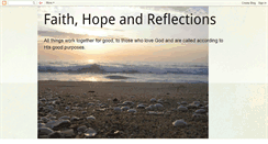 Desktop Screenshot of faithhopeandreflections.blogspot.com