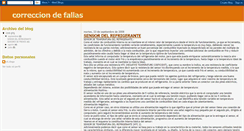 Desktop Screenshot of correccionfallas.blogspot.com