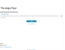 Tablet Screenshot of angryflyer.blogspot.com