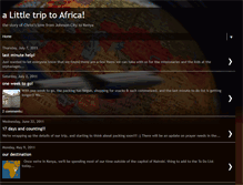 Tablet Screenshot of alittletriptoafrica.blogspot.com