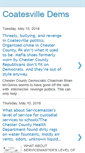 Mobile Screenshot of coatesvilledems.blogspot.com