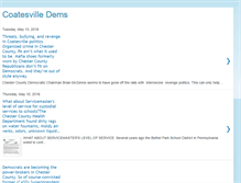 Tablet Screenshot of coatesvilledems.blogspot.com