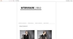 Desktop Screenshot of butterflysoulfire-ss2012.blogspot.com