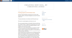 Desktop Screenshot of creatingnewsoil.blogspot.com