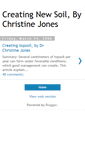 Mobile Screenshot of creatingnewsoil.blogspot.com