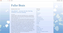 Desktop Screenshot of fullerbrain.blogspot.com