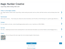 Tablet Screenshot of magicnumbercreative.blogspot.com