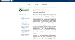 Desktop Screenshot of actualidadjuridicauma.blogspot.com