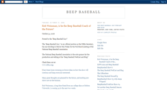 Desktop Screenshot of beep-baseball.blogspot.com
