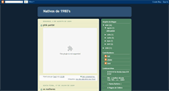 Desktop Screenshot of nativos-de-1980s.blogspot.com
