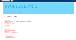 Desktop Screenshot of kpopfeversg.blogspot.com