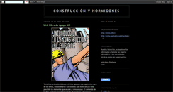 Desktop Screenshot of construccionyhormigones.blogspot.com