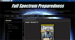 Desktop Screenshot of fullspectrumpreparedness.blogspot.com