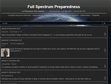 Tablet Screenshot of fullspectrumpreparedness.blogspot.com