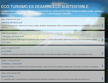 Tablet Screenshot of ecotursustenta.blogspot.com