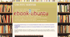 Desktop Screenshot of ebook-ubuntu.blogspot.com