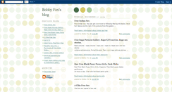 Desktop Screenshot of bobbyfox9776.blogspot.com