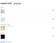 Tablet Screenshot of mauro-fuke-projects.blogspot.com