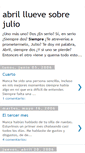 Mobile Screenshot of abrillluevesobrejulio.blogspot.com