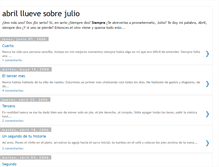 Tablet Screenshot of abrillluevesobrejulio.blogspot.com