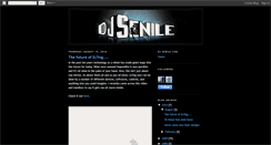 Desktop Screenshot of djsenile.blogspot.com