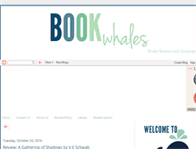 Tablet Screenshot of bookwhales.blogspot.com