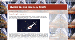 Desktop Screenshot of olympicopeningceremonytickets.blogspot.com