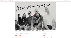 Desktop Screenshot of beggarsandgentry.blogspot.com