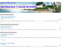 Tablet Screenshot of naturalezaysaludintegral.blogspot.com