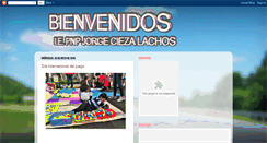 Desktop Screenshot of iejorgeciezalachos.blogspot.com