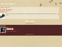 Tablet Screenshot of meinca-mainer.blogspot.com