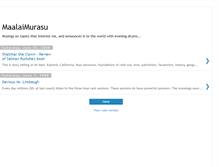 Tablet Screenshot of maalaimurasu.blogspot.com
