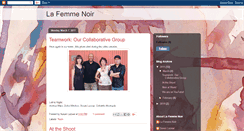 Desktop Screenshot of lafemmenoir.blogspot.com
