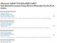 Tablet Screenshot of cheaptoeyeglassescare.blogspot.com