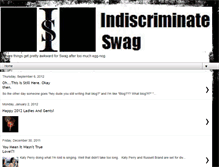 Tablet Screenshot of indiscriminateswag.blogspot.com